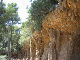 Wall at Park Güell