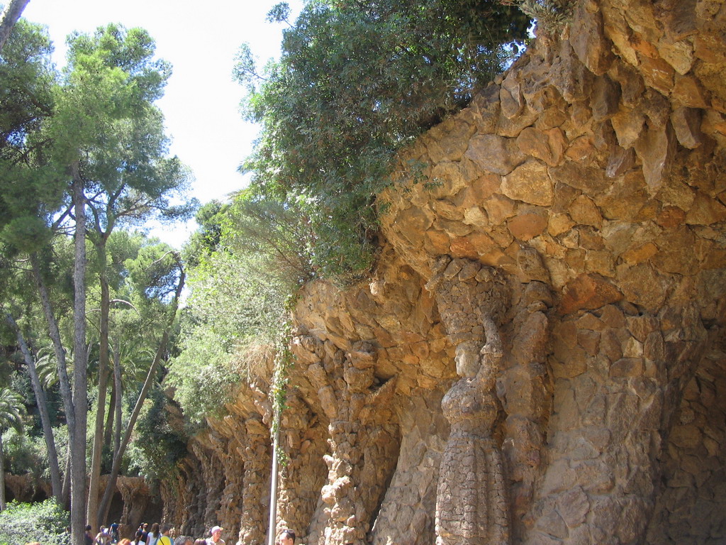 Wall at Park Güell