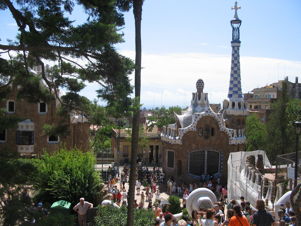 Entrance buildings at Park Güell