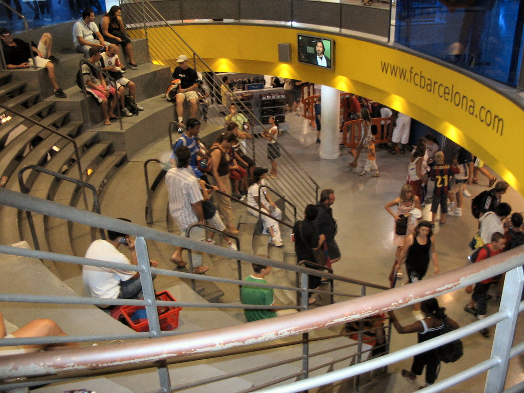 The FCBotiga Megastore, in the Camp Nou stadium