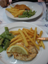 Lunch in a restaurant near the Camp Nou stadium
