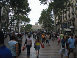 The La Rambla street