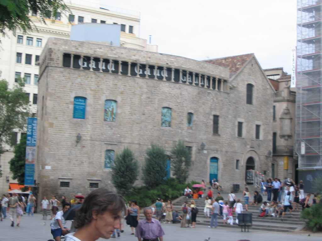 The Museo Diocesano de Barcelona museum at the Plaça Nova square