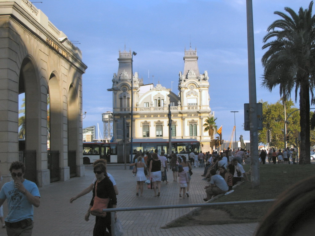 The Port Authority of Barcelona building at the Passeig de Colom avenue