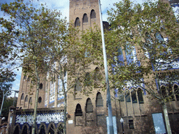 The Plaza Monumental de Barcelona bullring, viewed from the bus on the way from Barcelona Girona Airport to the Estació del Nord bus station