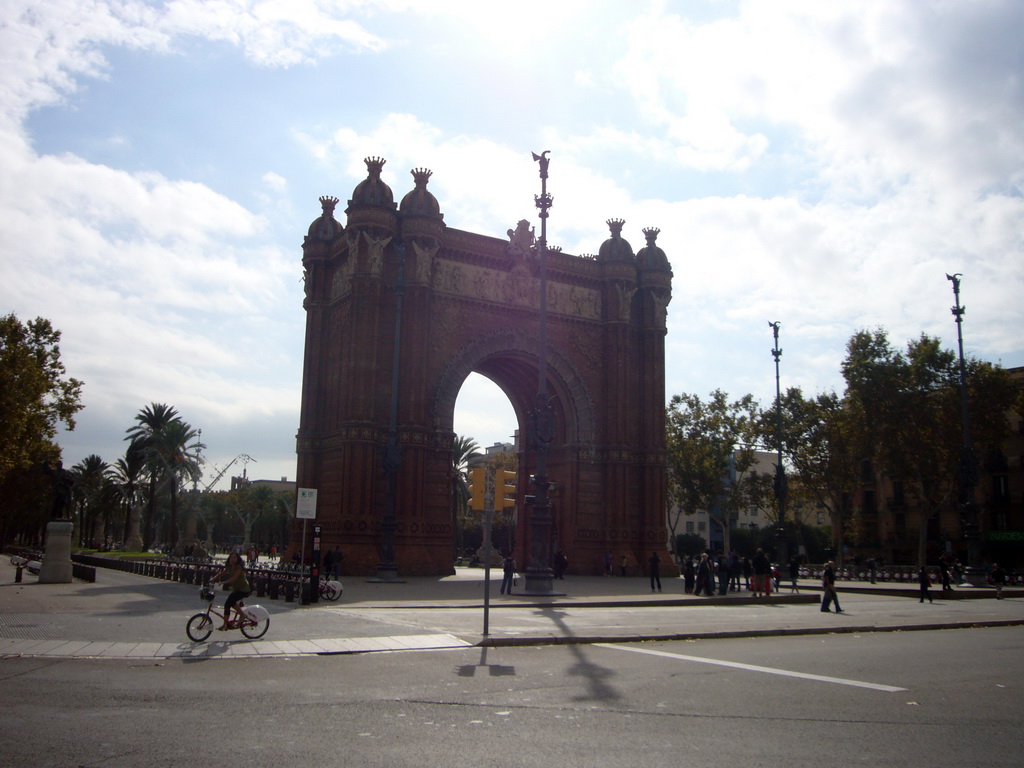 The Arc de Triomf at the Passeig de Lluís Companys promenade