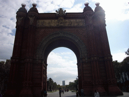 The Arc de Triomf at the Passeig de Lluís Companys promenade