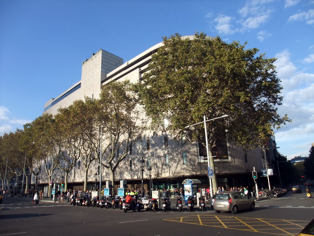 The El Corte Inglés store at the Plaça de Catalunya square