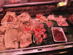 Meat in the Mercat de Sant Josep de la Boqueria market