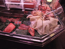 Meat in the Mercat de Sant Josep de la Boqueria market