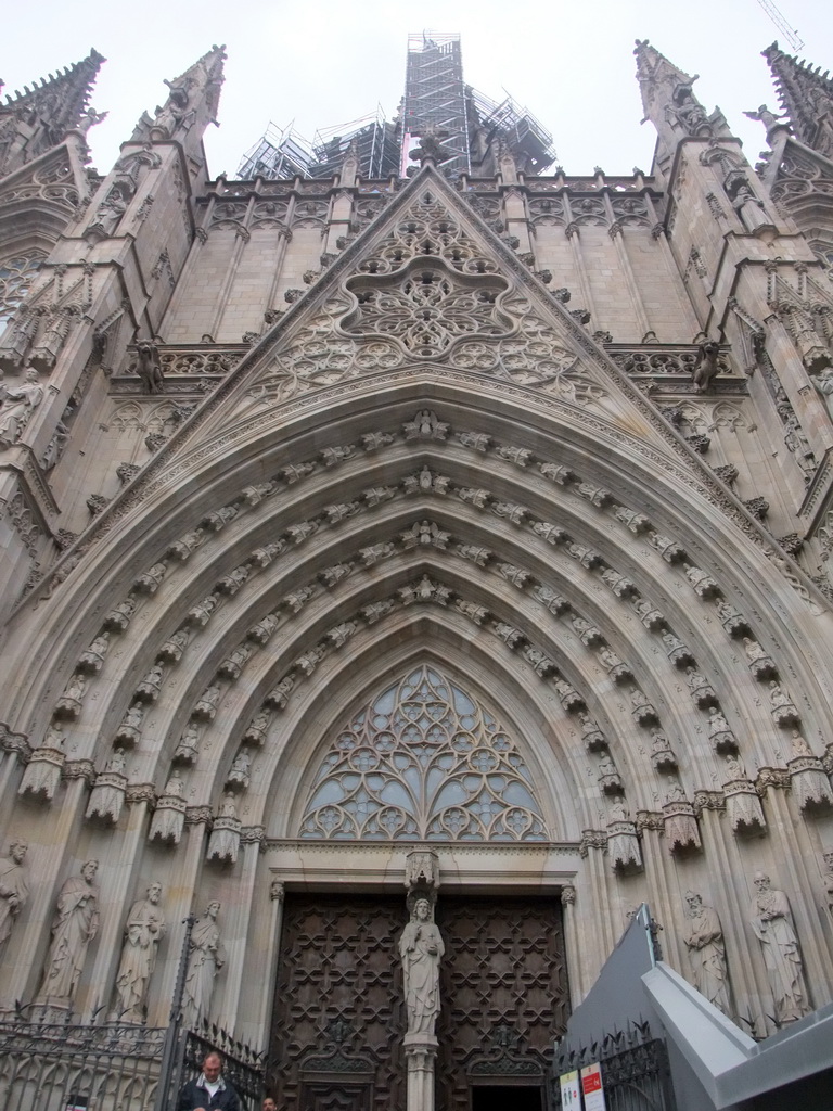 Facade of the Cathedral of Santa Eulalia