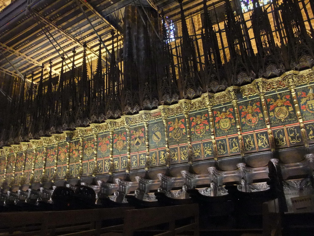 The choir of the Cathedral of Santa Eulalia