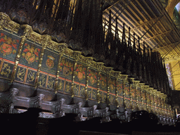 The choir of the Cathedral of Santa Eulalia