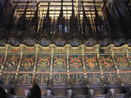 The choir of the Cathedral of Santa Eulalia