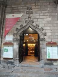 Entrance to the Museum Chapter House in the cloister of the Cathedral of Santa Eulalia