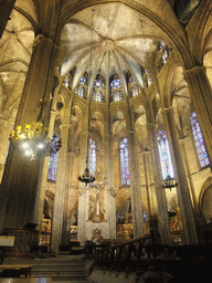 Apse and altar of the Cathedral of Santa Eulalia