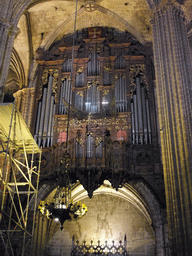 The organ of the Cathedral of Santa Eulalia