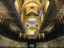 Choir, nave and front side of the Cathedral of Santa Eulalia