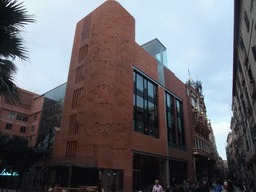 Left front of the Palau de la Música Catalana concert hall