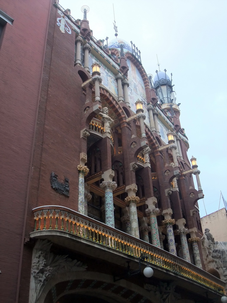 Facade of the Palau de la Música Catalana concert hall