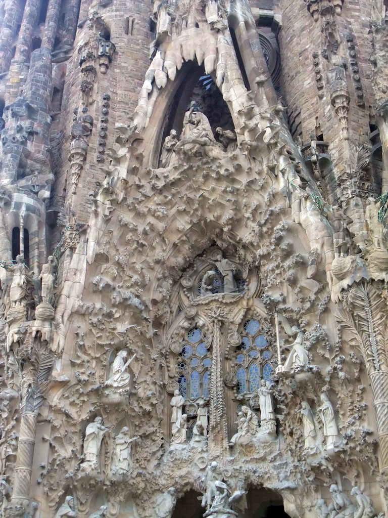 Relief at the back side of the Sagrada Família church