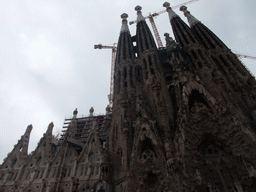 Back side of the Sagrada Família church