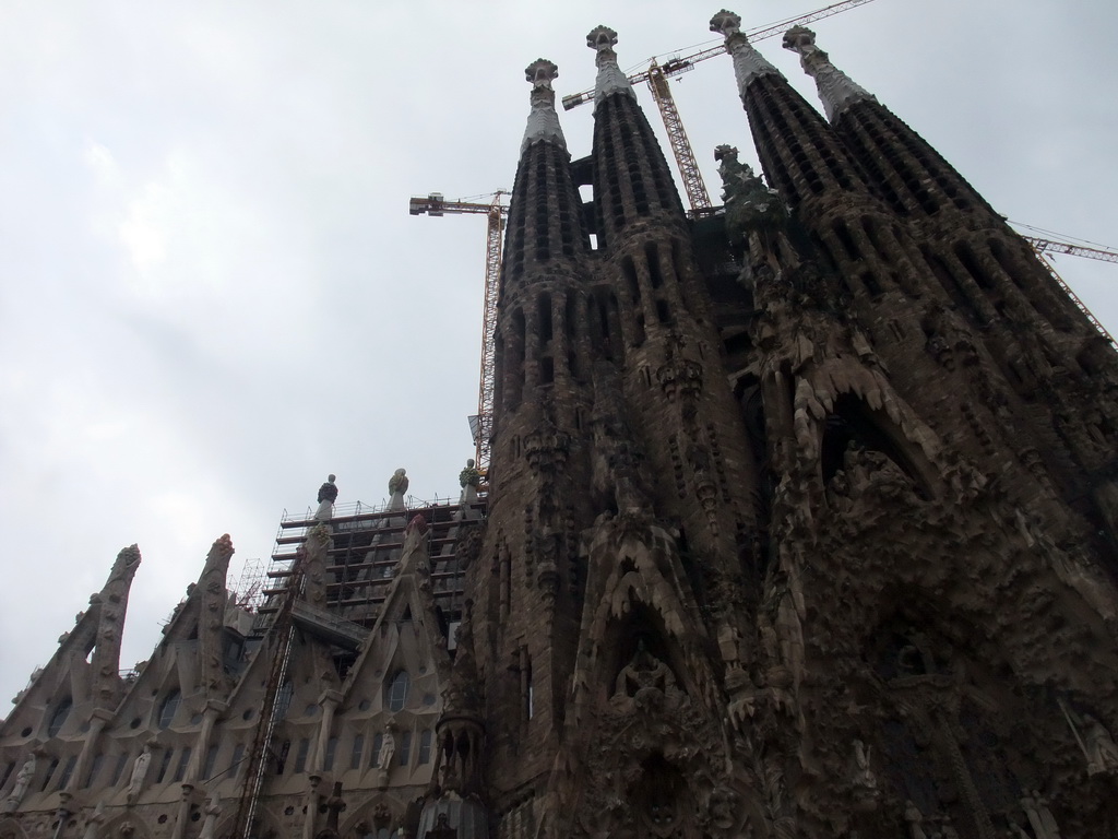 Back side of the Sagrada Família church