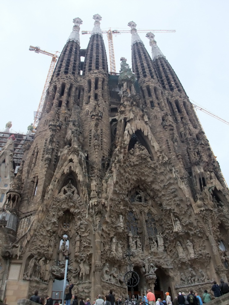 Back side of the Sagrada Família church