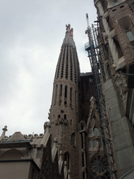 Right side of the Sagrada Família church