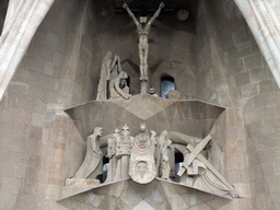 barcelona_2_166 - 280 kb - 1024x768 - The Passion Facade at the front of the Sagrada Família church The Passion Facade at the front of the Sagrada Família church