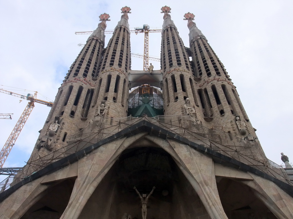 Front of the Sagrada Família church