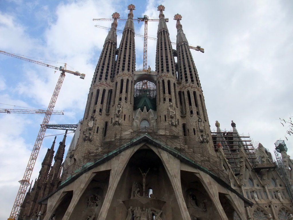 Front of the Sagrada Família church