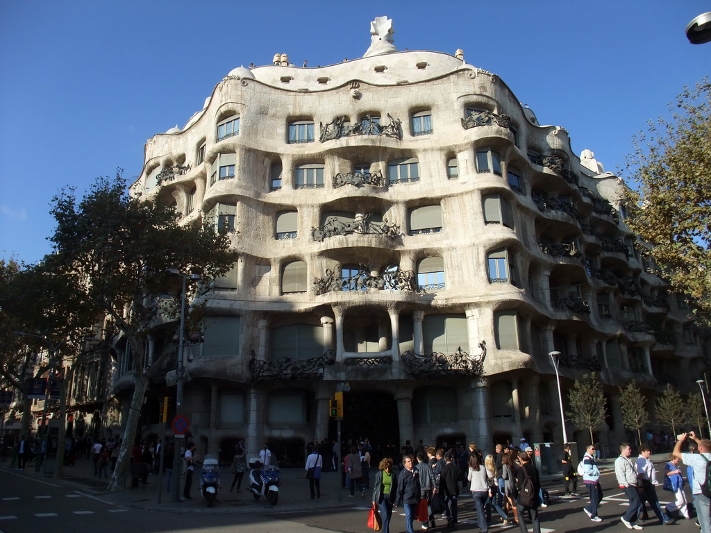 Front of the La Pedrera building