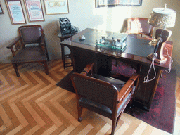 Study at the apartment floor of the La Pedrera building