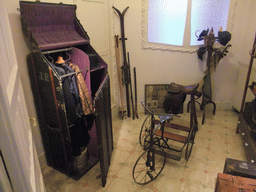 Wardrobe at the apartment floor of the La Pedrera building