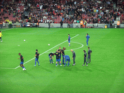 Tim just before the football match FC Barcelona - Sevilla FC in the Camp Nou stadium