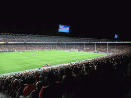 Sevilla FC in the attack during the football match FC Barcelona - Sevilla FC in the Camp Nou stadium