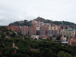 View from Park Güell on the region to the east