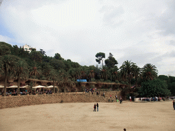 The northwest side of the Square of Nature at Park Güell