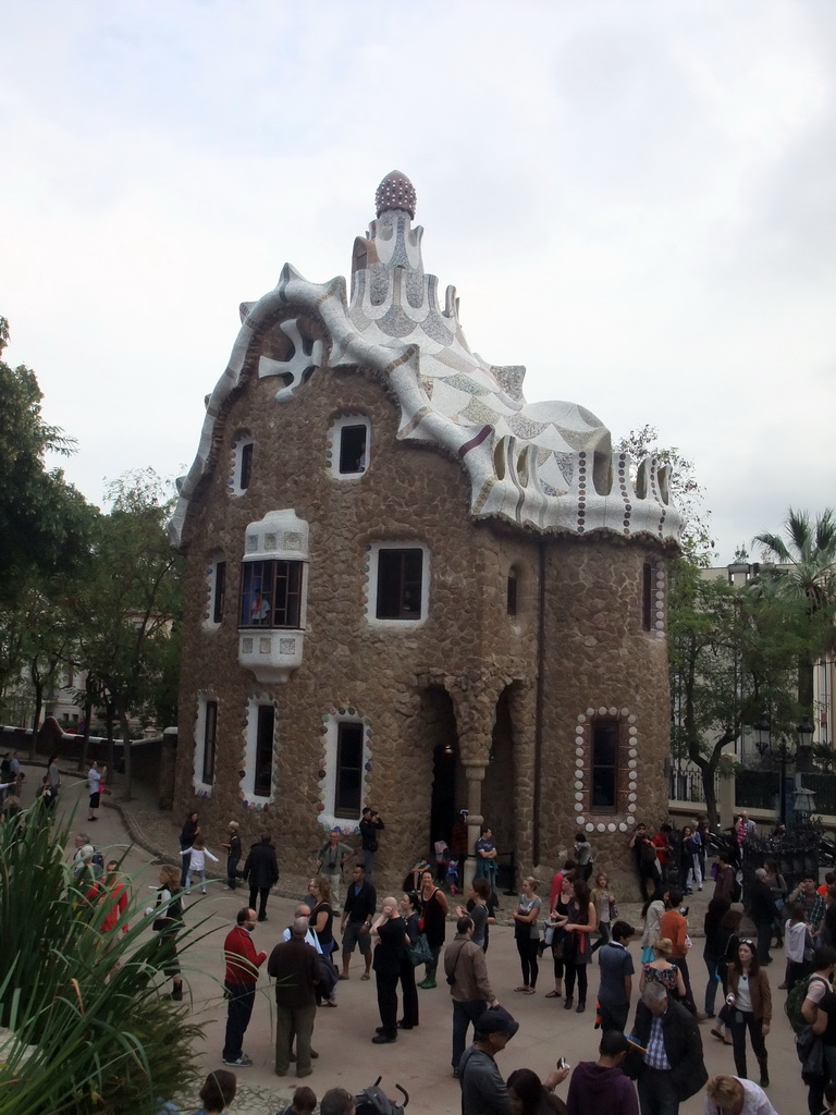 The east entrance building of Park Güell