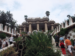 The entrance staircase and Hipostila room at Park Güell