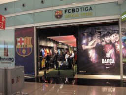 FCBotiga store at Barcelona El Prat Airport