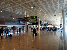Arrivals Hall of Barcelona-El Prat Airport