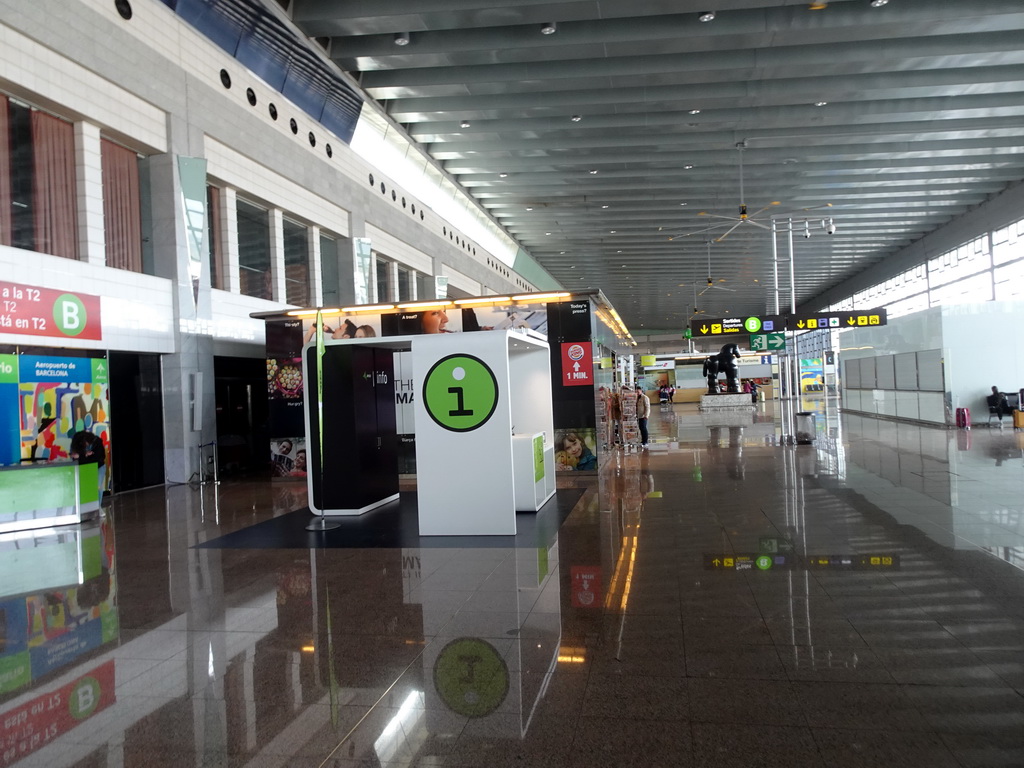 Arrivals Hall of Barcelona-El Prat Airport