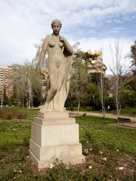 Statue at the northwest side of the Parc de la Ciutadella park
