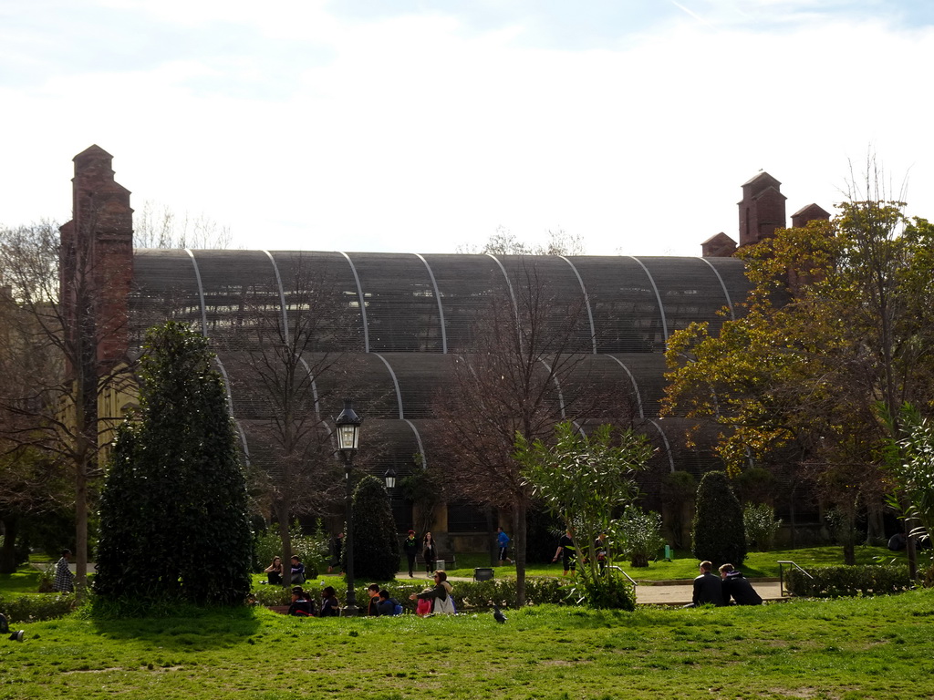 The Umbracle del Parc de la Ciutadella greenhouse at the Parc de la Ciutadella park