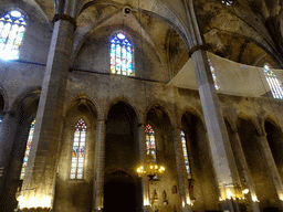 Nave of the Basilica de Santa Maria del Mar church