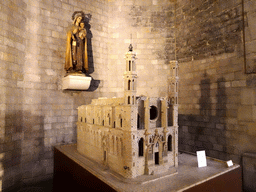 Scale model of the Basilica de Santa Maria del Mar church