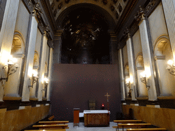 Interior of the Holy Sacrament Chapel at the Basilica de Santa Maria del Mar church