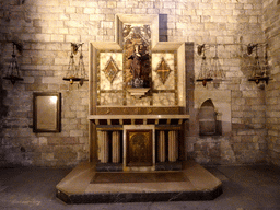 Side chapel at the west side of the Basilica de Santa Maria del Mar church